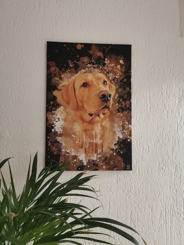 Customer photo review of Aquarell Pawtrait