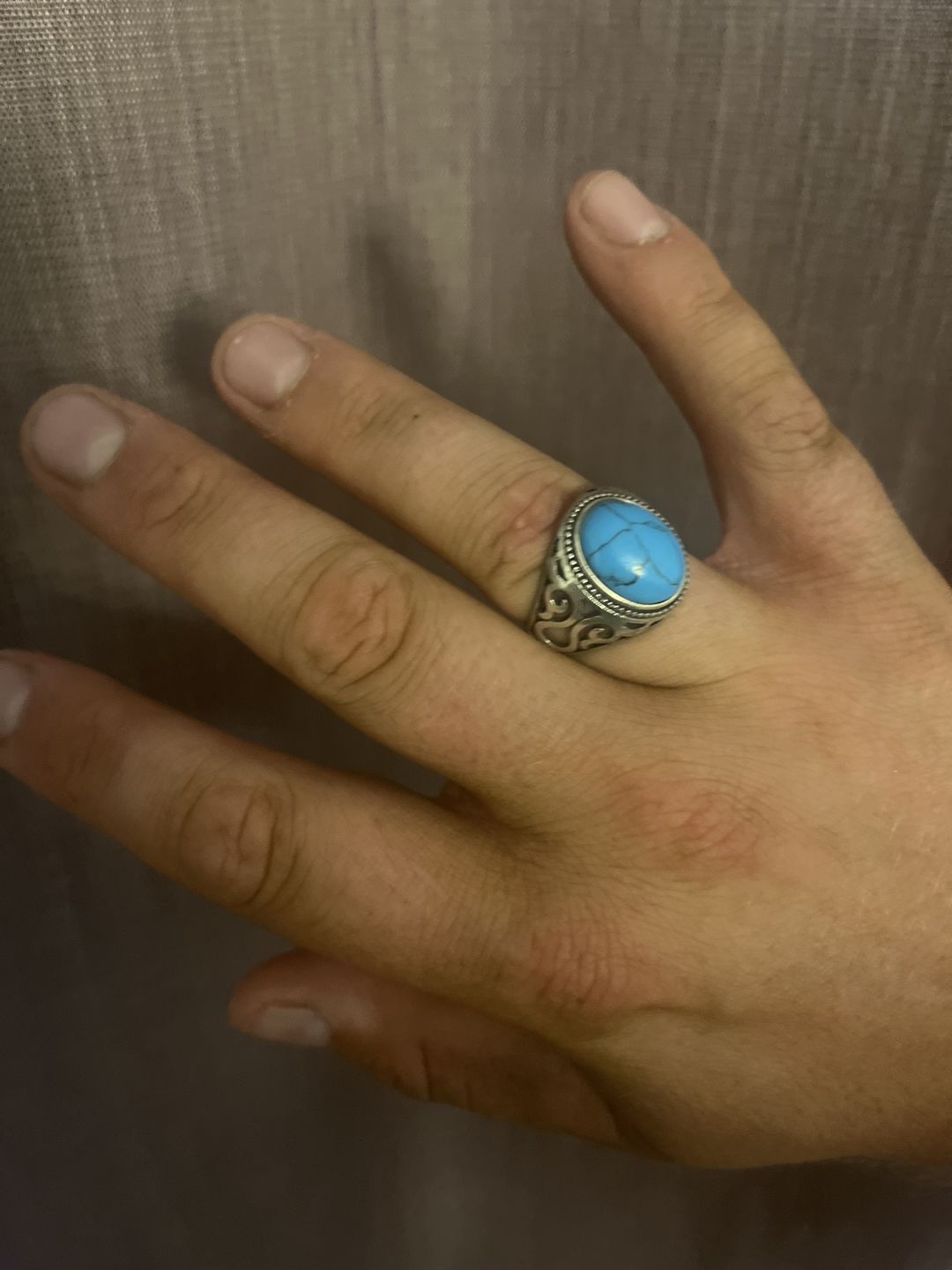 Customer photo review of Blue Eyes- 925 Silver