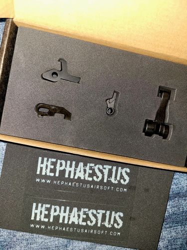 Customer photo review of Hephaestus CNC Steel Fire Control Parts Set (Firing Pin, Sear, Auto Lever, Hammer) for GHK AK GBB System