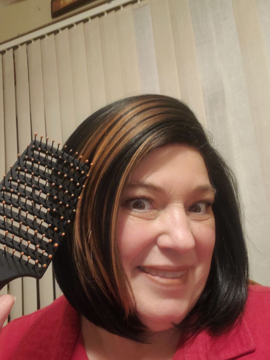 Customer photo review of Deluxe Detangle Brush