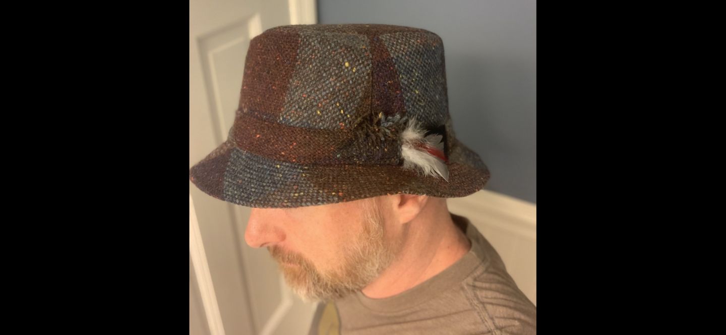 Customer photo review of Walking Hat Tweed