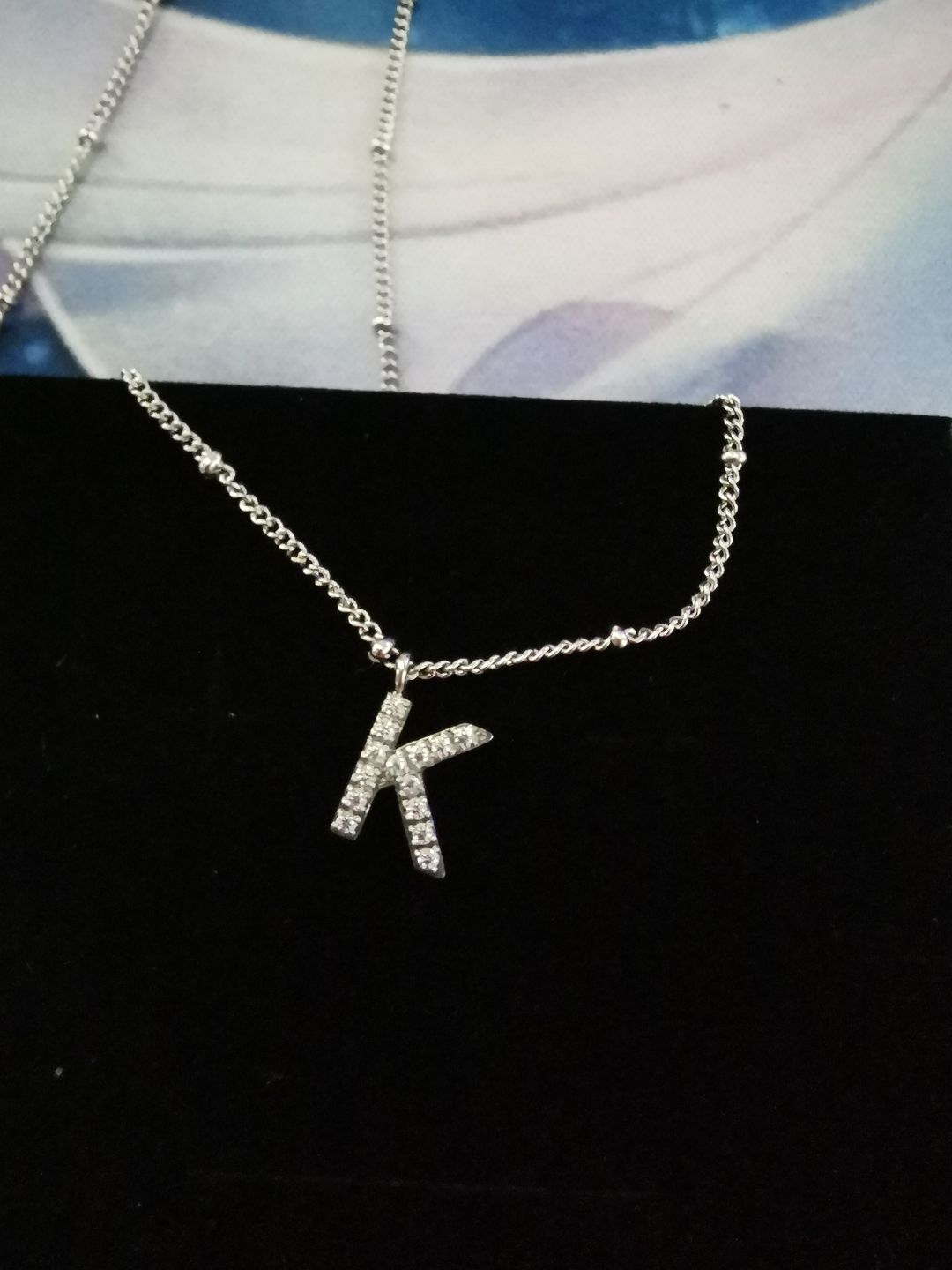 Customer photo review of Dots Letter Halskette | 18K vergoldet