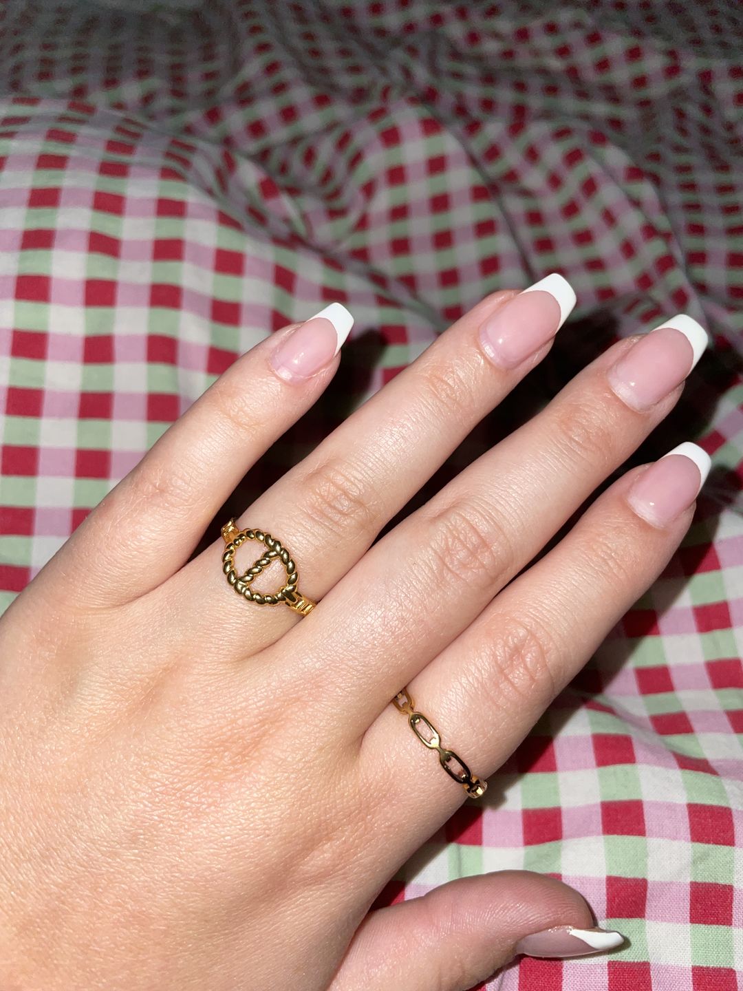 Customer photo review of Azura Ring | 18K vergoldet