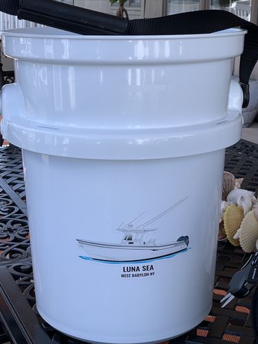 Customer photo review of Custom Digital Boat Artwork