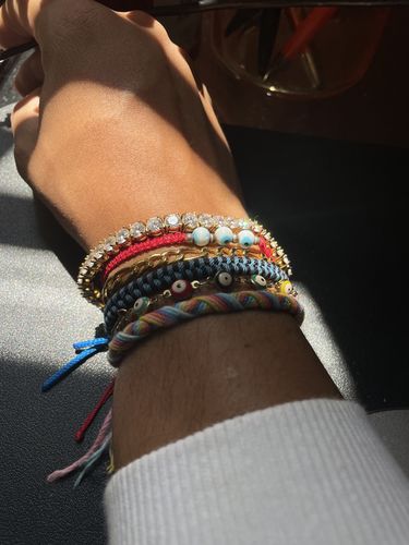 Customer photo review of Tennis Bracelet (Gold) 5mm