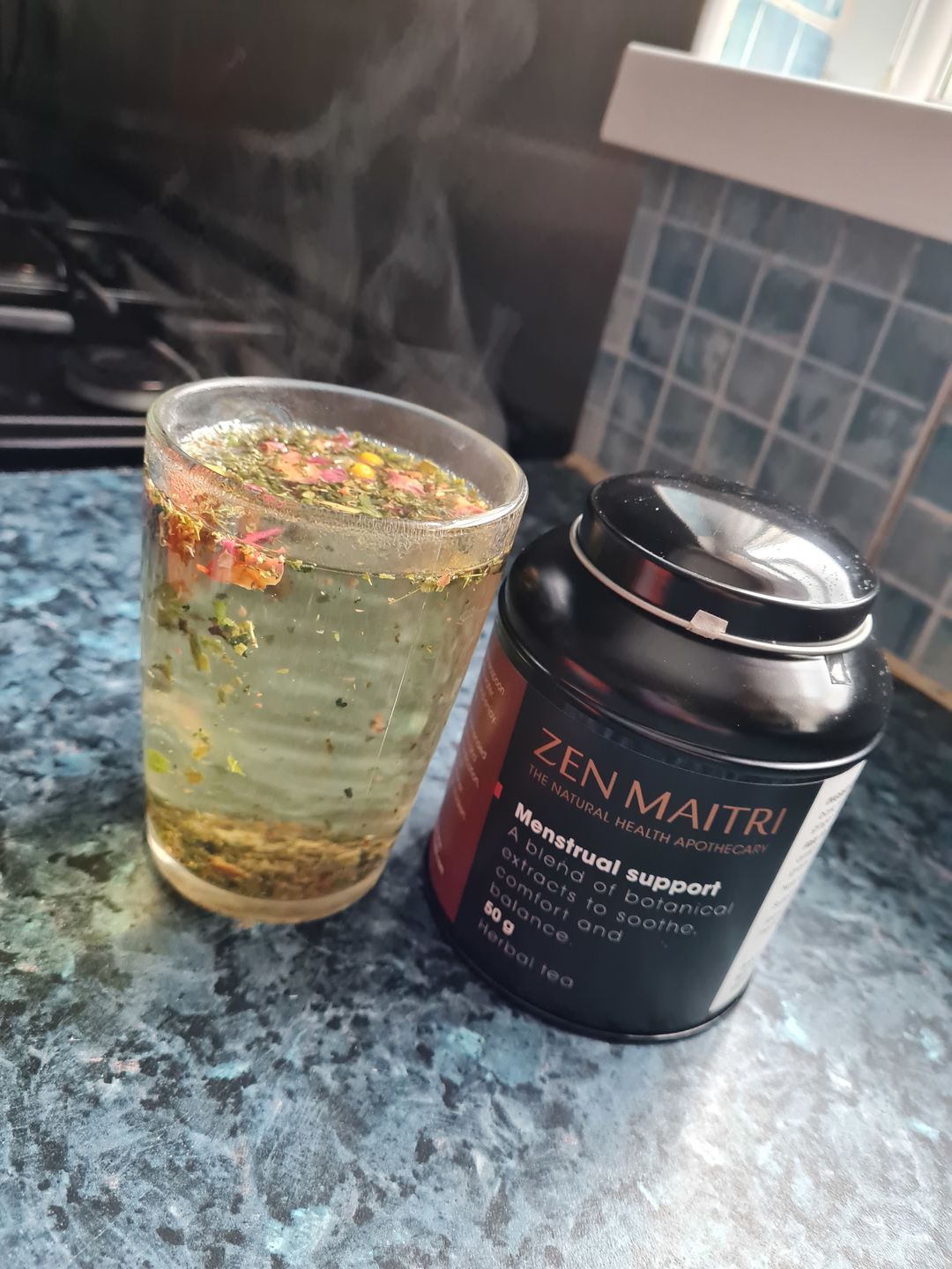 Customer photo review of Menstrual Support Tea (50g)