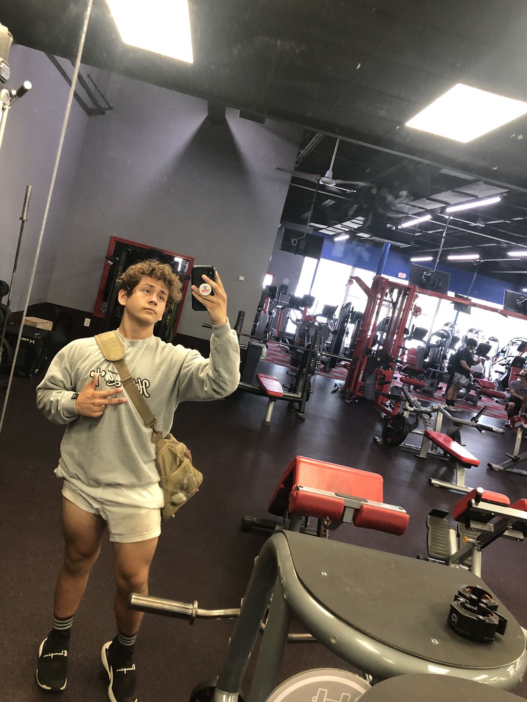 Customer photo review of Puff Print Vintage Crew