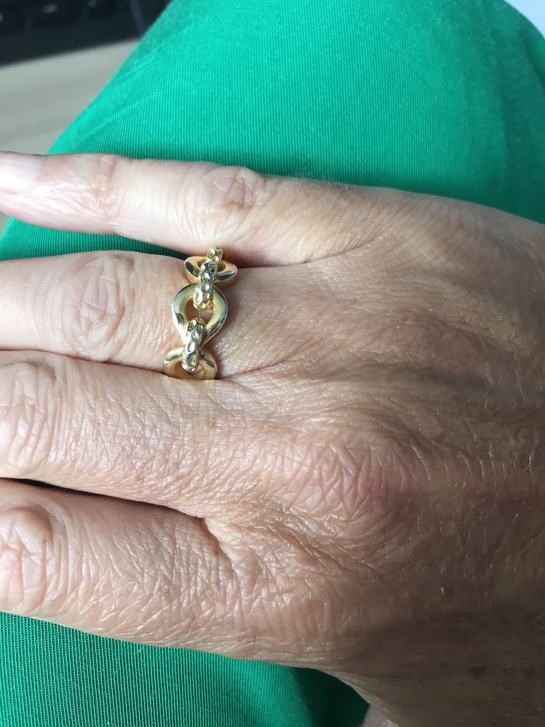 Customer photo review of Love Link Ring