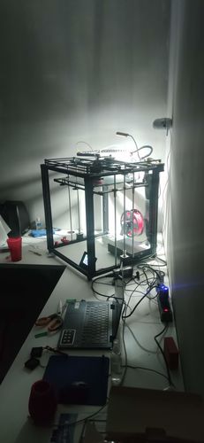 Customer photo review of X5SA PRO DIY large format 3d printer TR black sensor + Lattice Glass Plate 330mm*330mm*400mm