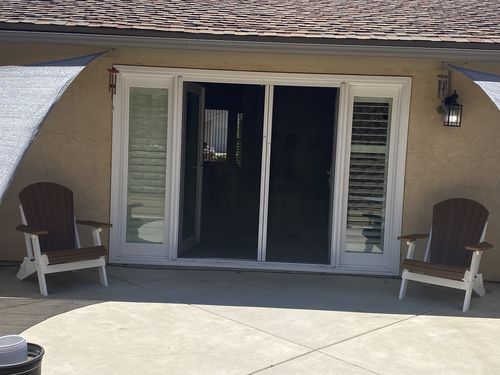 Customer photo review of DuraWeather Poly® King Size Folding Adirondack Chair