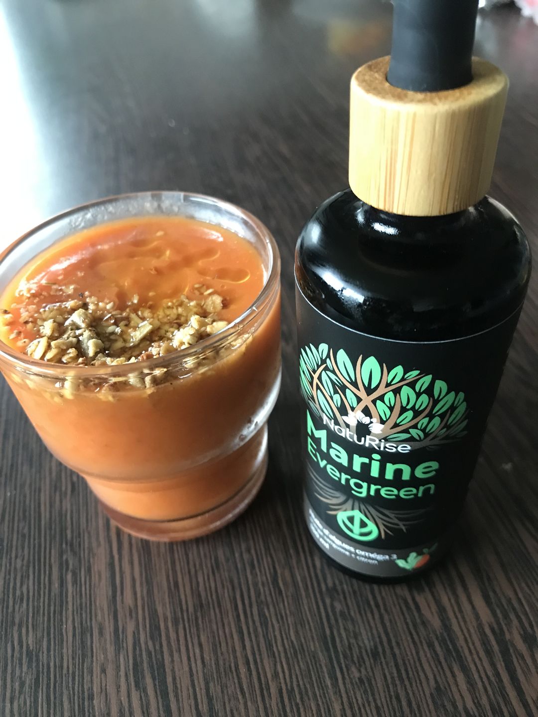 Customer photo review of Huile d'algues oméga-3 (100ml)