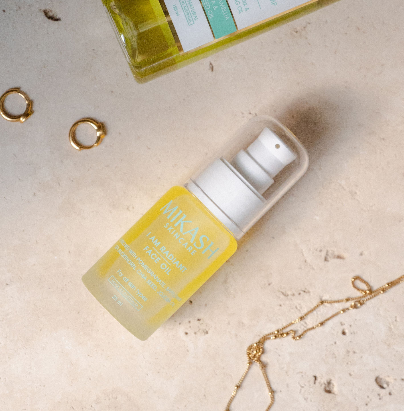 Customer photo review of I AM RADIANT FACE OIL