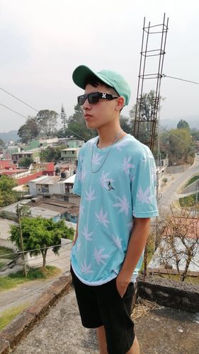 Customer photo review of Playera Leaf Green