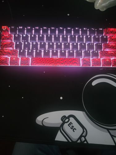 Customer photo review of Pewdiepie A1- Wireless Keyboard Aluminum Case