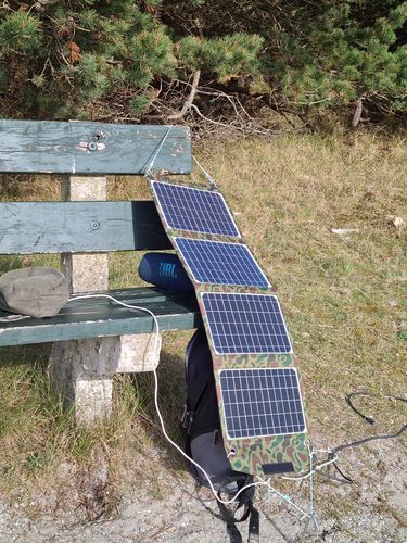Customer photo review of SolarPal28™️ -  28W Portable Solar Panel Charger (ETFE Laminated)
