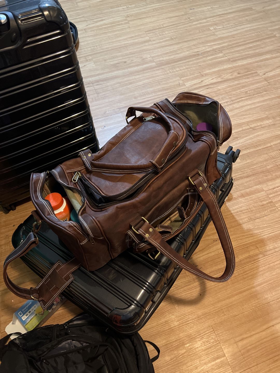 Customer photo review of Traveler Weekender Duffle Bag