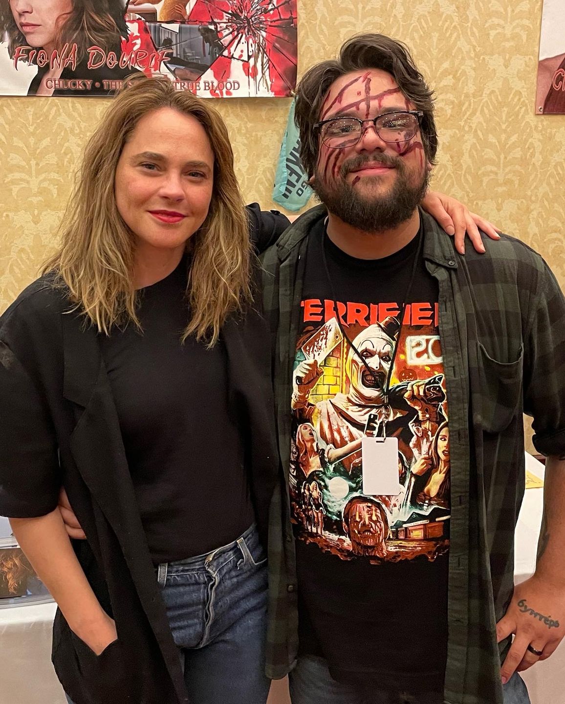Customer photo review of Terrifier Man Of The Hour T-Shirt