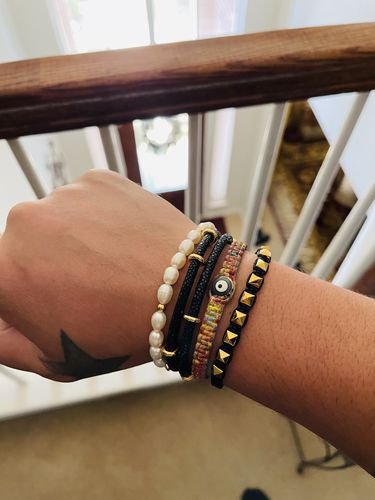 Customer photo review of Stone Real Pearl Bracelet #100club