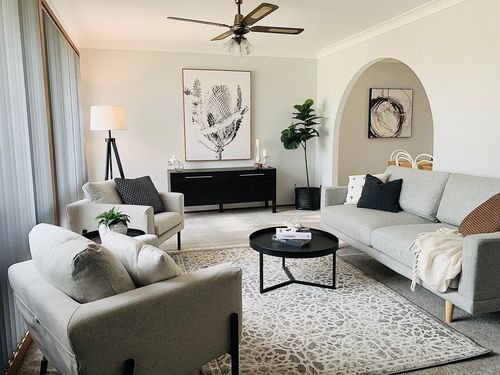 Customer photo review of Banksia I | 100x130 Limited Edition: Honey Framed Canvas