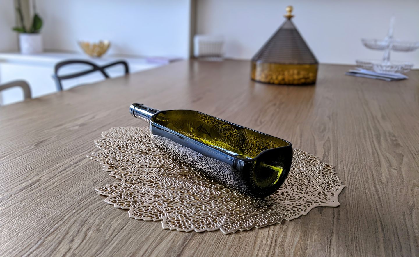 Customer photo review of Vassoio "Barbera" Con Collo Vetro Riciclato | Amarzo