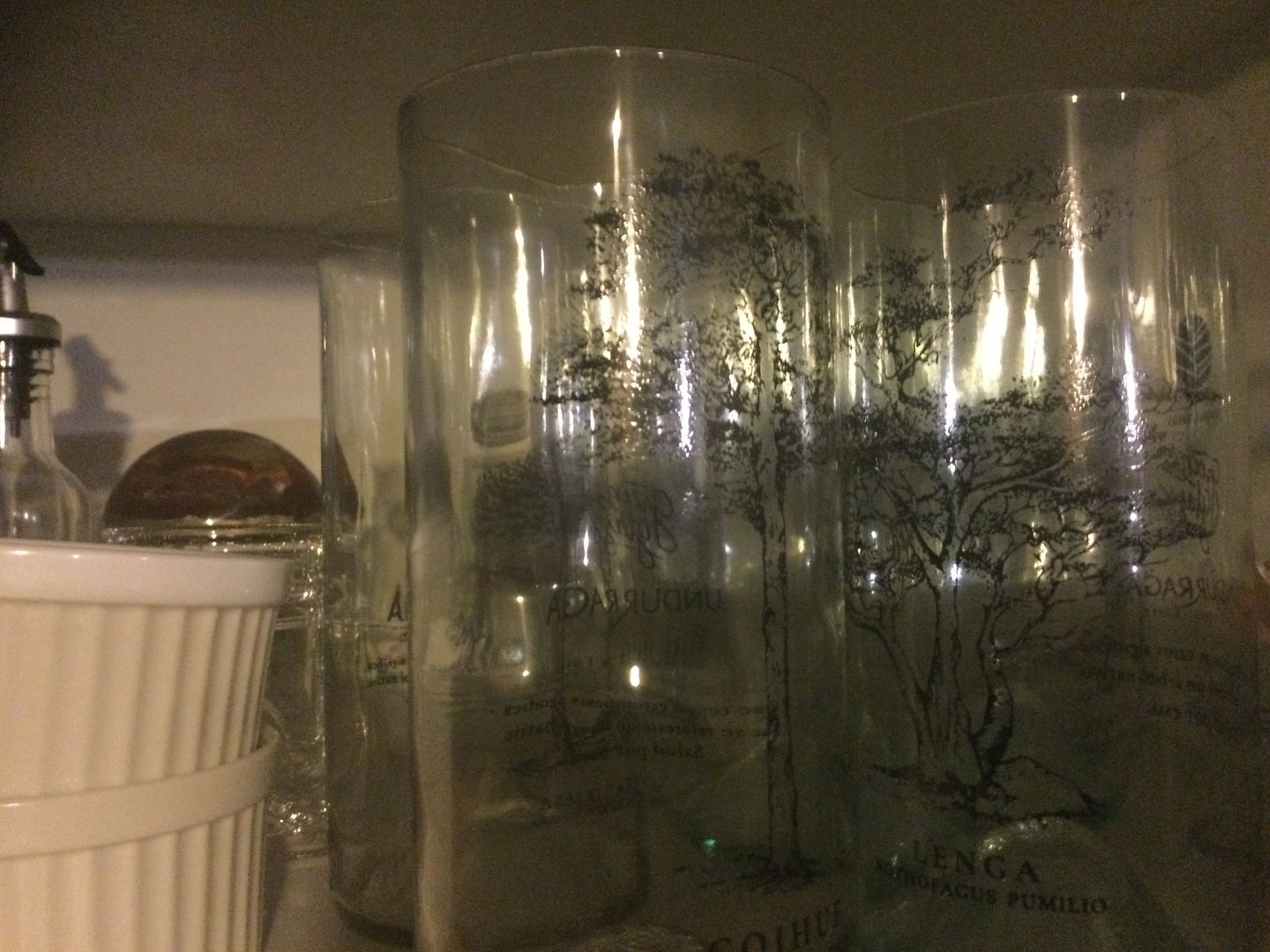 Customer photo review of Juego de 6 Vasos Árboles de Chile