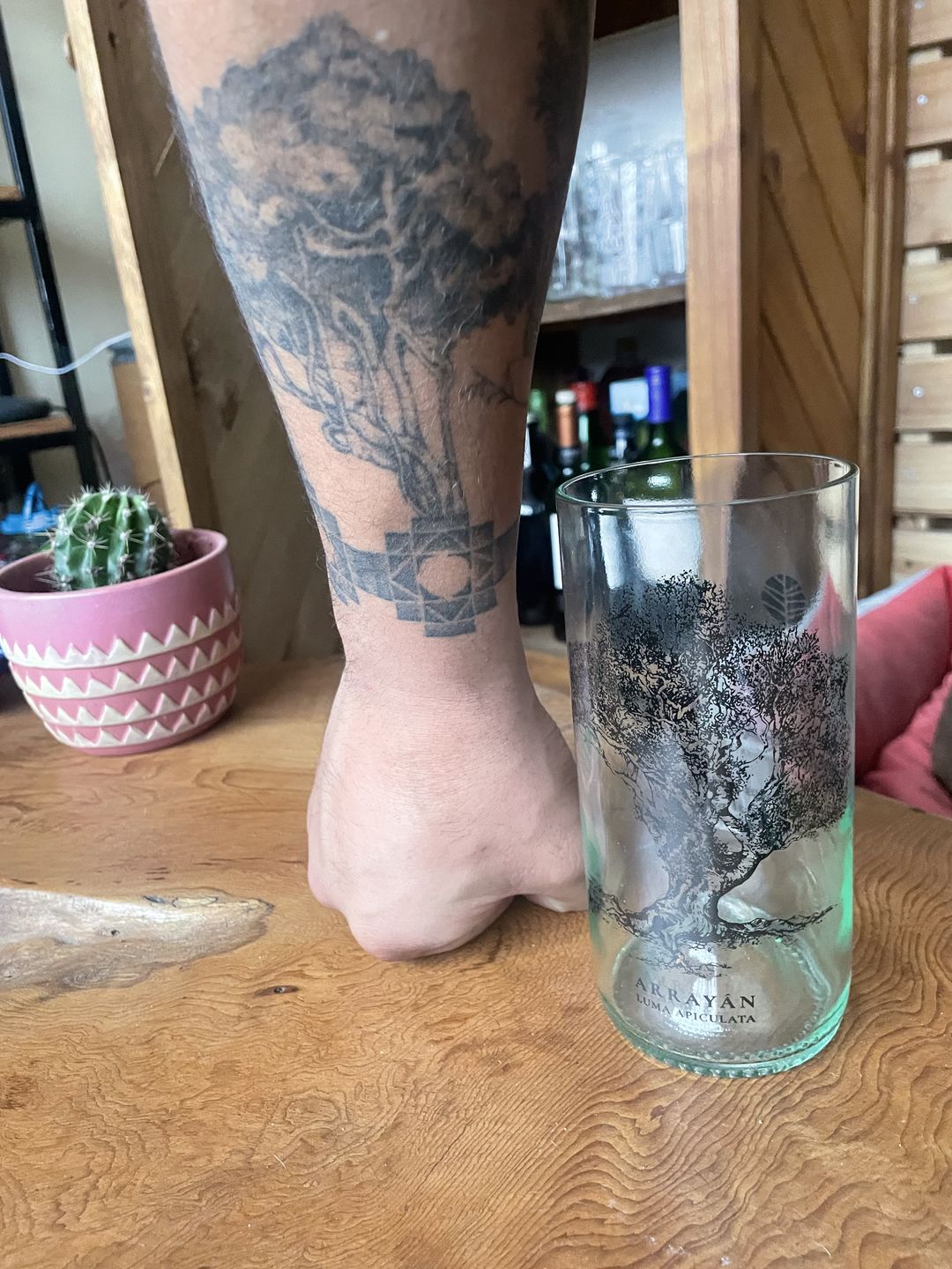 Customer photo review of Juego de 6 Vasos Árboles de Chile