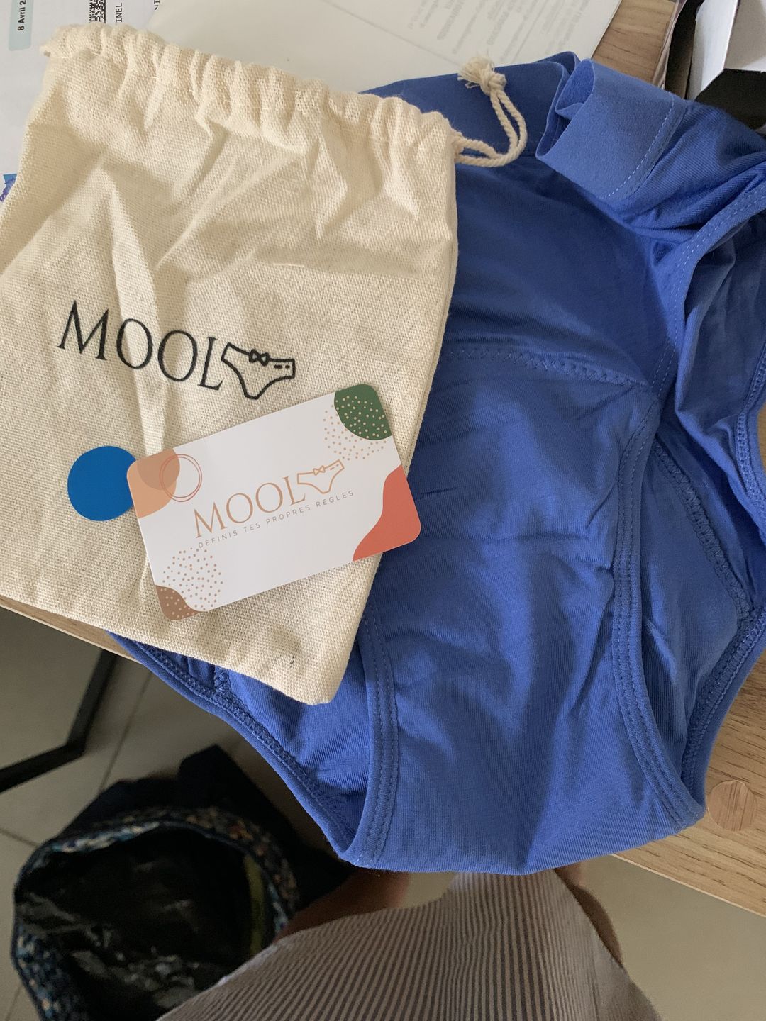 Customer photo review of Culotte Menstruelle Volga Océan pour Flux Moyen