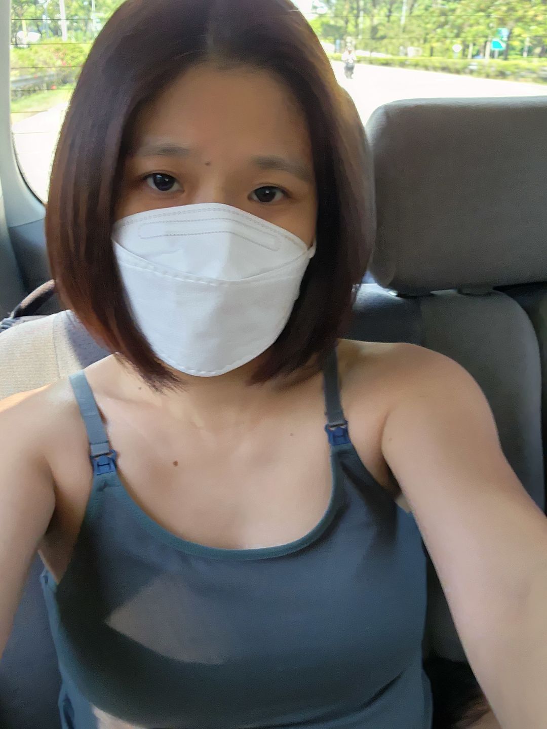 Customer photo review of Ellie Cruz Nursing Cami