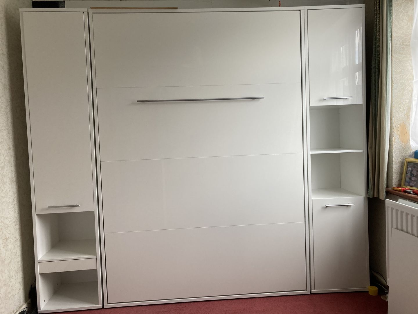 Customer photo review of CP-01 Vertical Wall Bed Concept Pro 140cm with Storage Cabinets