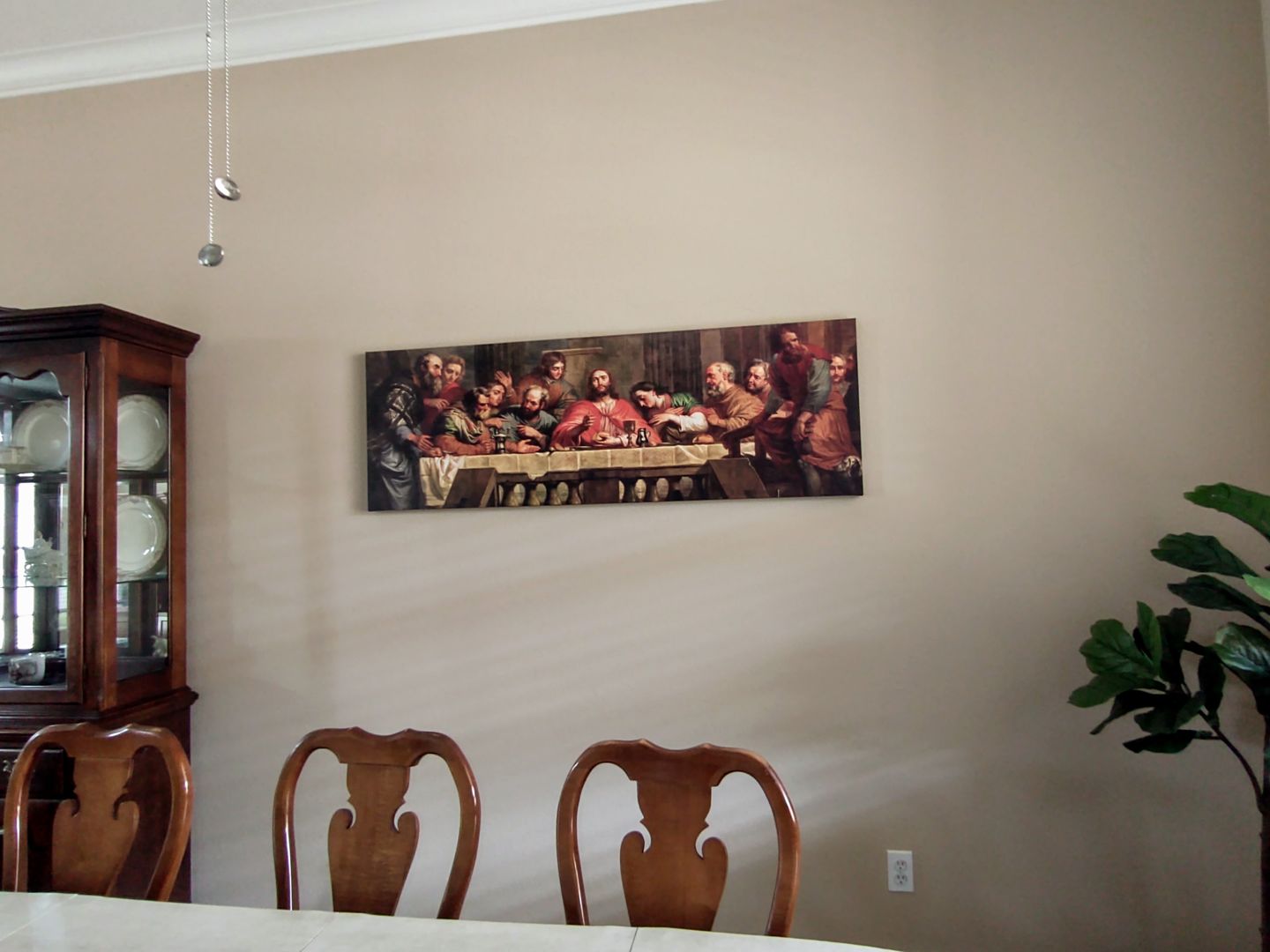 Customer photo review of Last Supper Canvas Wall Art, Leonardo da Vinci, Da Vinci, The Last Supper Canvas