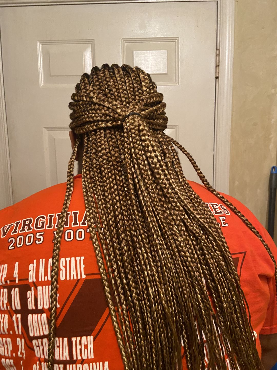 Customer photo review of OUTRE SYNTHETIC PRE STRETCHED ULTRA BRAID - XPRESSION 3X 52"