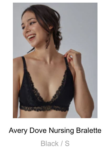 Customer photo review of Avery Dove Nursing Bralette