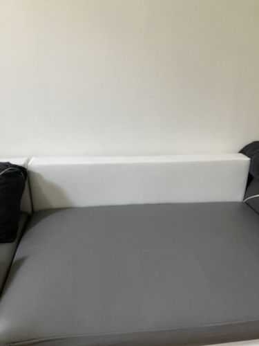 Customer photo review of Gris - Housse en Simili cuir pour Coussin d'assise et dossier de Canapé