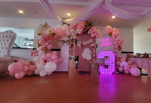 Customer photo review of 5X7ft Open Wall with Backdrop Cover for Party Decoration