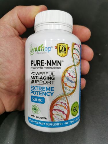 Customer photo review of Pure-NMN Nicotinamide Mononucleotide Extreme Potency 500mg Capsules (x60) - 30 Grams