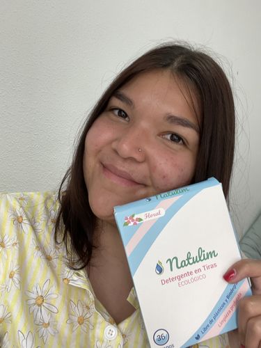 Customer photo review of Eco-Tiras de Detergente 40 lavados Natulim
