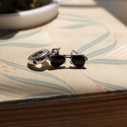 Customer photo review of 925 Sterling Silver Sunglasses Charm