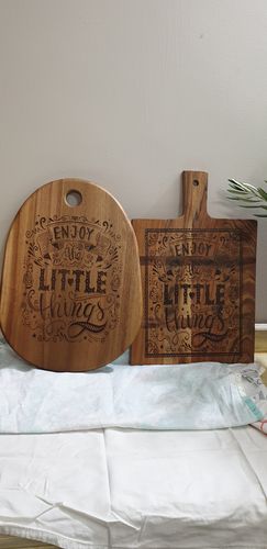 Customer photo review of Enjoy the Little Things - Mesh Stencil 8.5x11