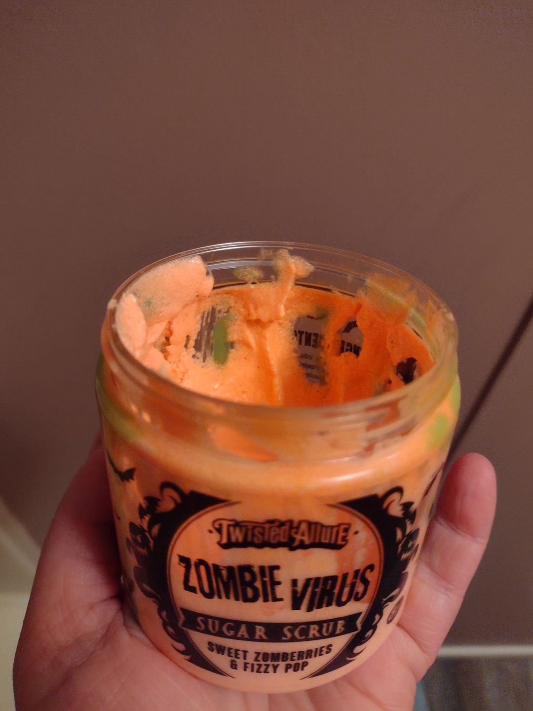 Customer photo review of Zombie Virus Sugar Scrub