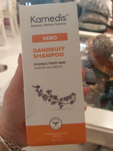 Customer photo review of שמפו טיפולי נגד קשקשים - 5 יחידות | SEBO DANDRUFF SHAMPOO