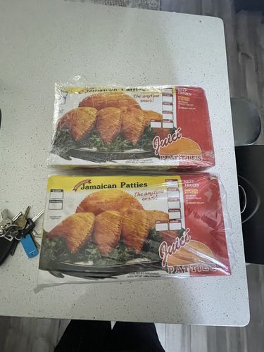 Customer photo review of Juici Jamaican Patties - 2 Boxes of 12 (Beef or Chicken)
