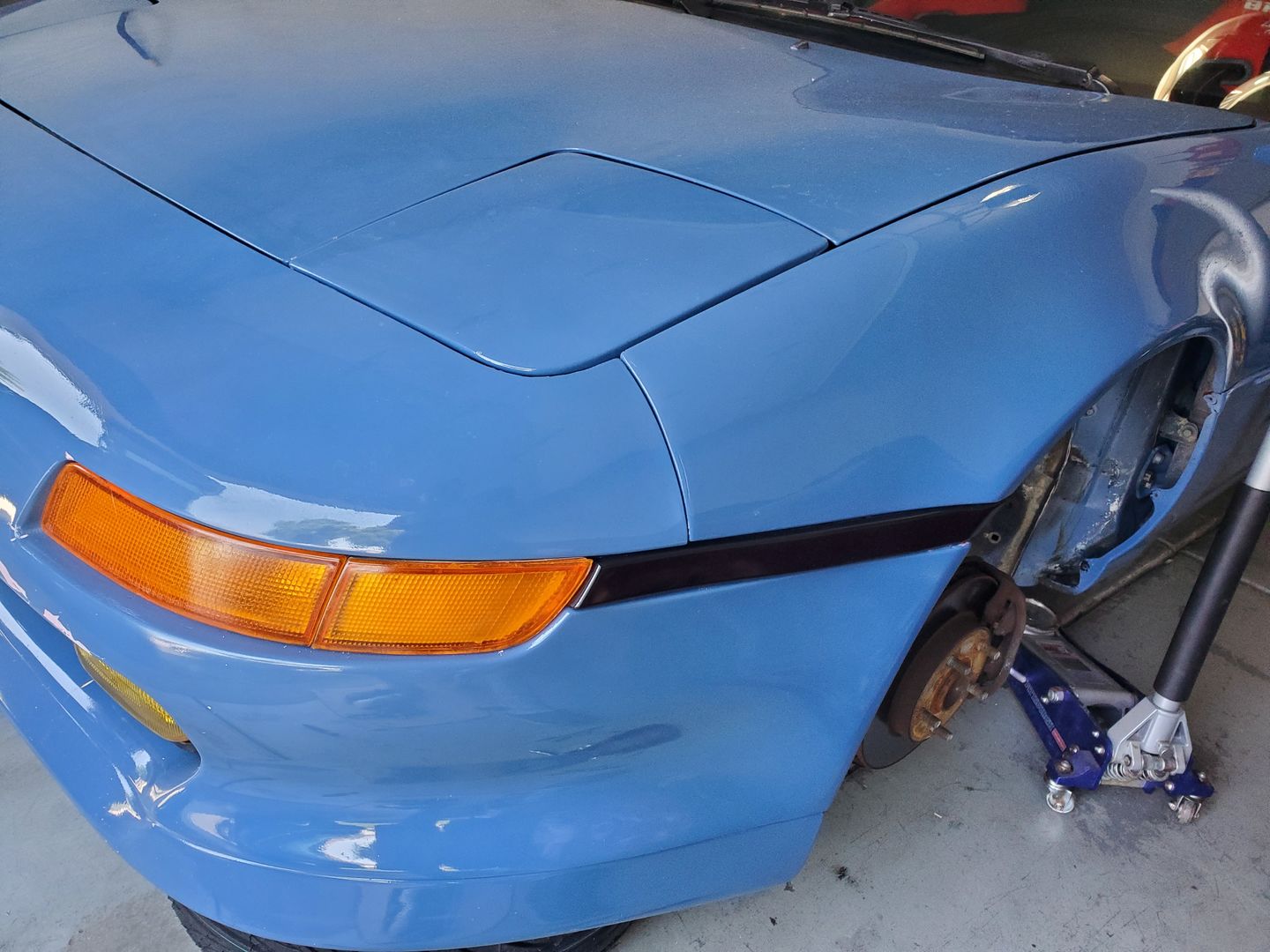 Customer photo review of Reproduction JDM Front Solid Side Moldings (Front Side Marker Deletes)