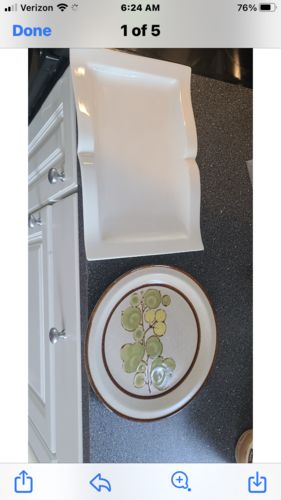 Customer photo review of Goldbook, Rectangle Book Platter  13-1/2"W X 9-1/8"L X 1-1/2"H, Porcelain, Bone White