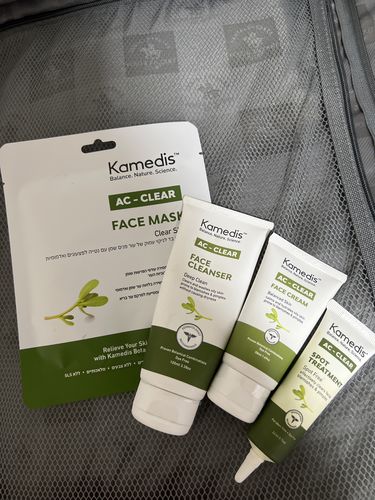 Customer photo review of ערכה טיפולית הוליסטית לעור פנים שמן | AC - CLEAR ULTIMATE KIT