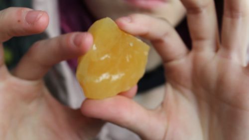 Customer photo review of Orange Calcite