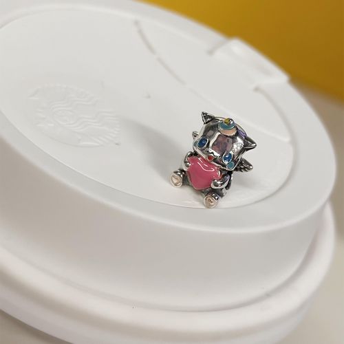 Customer photo review of 925 Sterling Silver Baby Unicorn Charm