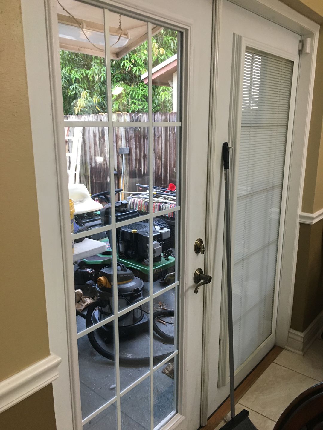 Customer photo review of Grills Between Glass 15 Lite Glass and Frame Kit (Full Lite 22" x 64" Glass Size)