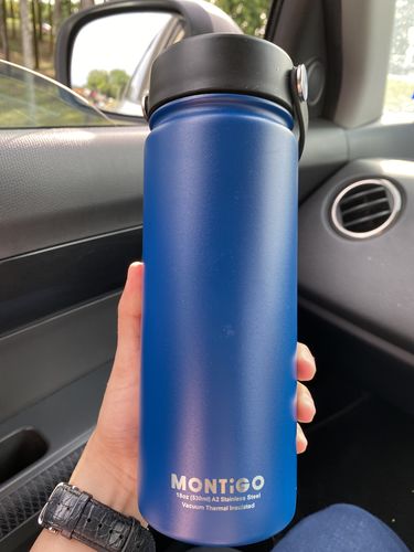 Customer photo review of Ace Bottle Dark Blue/Black 530ml (18oz) 2 - Pack Bundle