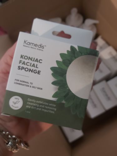 Customer photo review of KONJAC SPONGE | ספוג קונג'אק