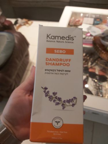 Customer photo review of שמפו טיפולי נגד קשקשים | SEBO DANDRUFF SHAMPOO